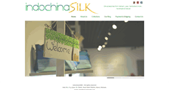 Desktop Screenshot of indochinasilk.com